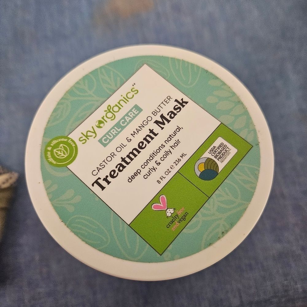 Sky Organics Curl Care Treatment Mask 8 oz - Picture 2 of 5
